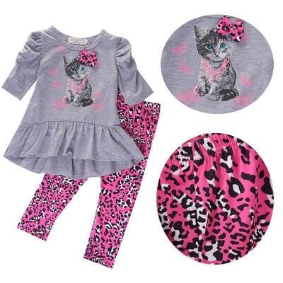 Newborn Kids Baby Girls Autumn Outfits Clothes T-shirt Tops Dress Leopard Pants 2PCS Set
Newborn Kids Baby Girls Autumn Outfits Clothes T-shirt Tops Dress Leopard Pants 2PCS Set