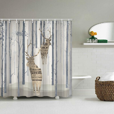 Shower Curtain Waterproof Polyester Fabric Bath Curtains 12 Rustproof Grommet Holes Anti-mildew Bathroom Curtains for Bathtub Show
Shower Curtain Waterproof Polyester Fabric Bath Curtains 12 Rustproof Grommet Holes Anti-mildew Bathroom Curtains for Bathtub Show