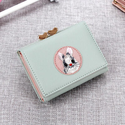 New Creative Ladies Coin Purse Cute Animal Prints Cloth Stickers Wallet Simple Multi-card Short Women Hasp Wallet
New Creative Ladies Coin Purse Cute Animal Prints Cloth Stickers Wallet Simple Multi-card Short Women Hasp Wallet