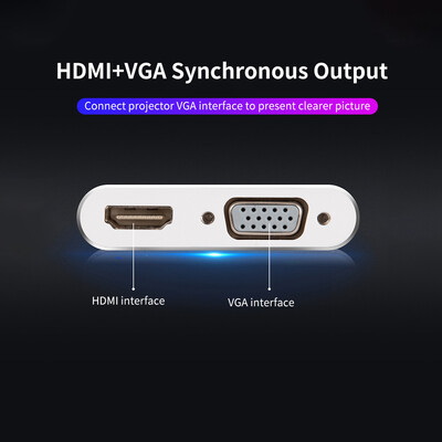 Hugeke 2 in 1 Type-C Expansion Hub USB C to HDVGA Adapter 4K1080P Converter for MacHuaweiSamsung Silver
Hugeke 2 in 1 Type-C Expansion Hub USB C to HDVGA Adapter 4K1080P Converter for MacHuaweiSamsung Silver