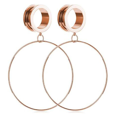 1pc Fashion Luxury Large Circle Stainless Steel Coil Pendant Ear Plug Expander Earrings Piercing Jewelry
1pc Fashion Luxury Large Circle Stainless Steel Coil Pendant Ear Plug Expander Earrings Piercing Jewelry