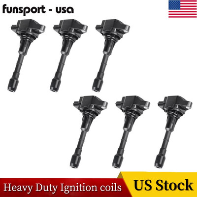 Ignition Coil Pack Set of 6 for 2007-2017 Infiniti Nissan Maxima Murano Pathfinder Quest EX35 FX35 V6 35L
Ignition Coil Pack Set of 6 for 2007-2017 Infiniti Nissan Maxima Murano Pathfinder Quest EX35 FX35 V6 35L