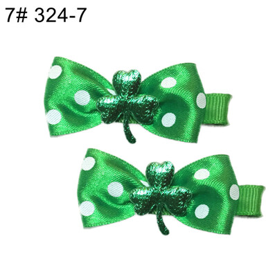12Pcs Lovely Saint Patricks Day Shamrock Girls Hair Clip Bow Hairpin Headwear
12Pcs Lovely Saint Patricks Day Shamrock Girls Hair Clip Bow Hairpin Headwear