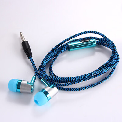 MP3mp4 Roping Stereo 35mm Subwoofer In Ear Earbud 12M Reflective Fiber Cloth Line Metal Earphone
MP3mp4 Roping Stereo 35mm Subwoofer In Ear Earbud 12M Reflective Fiber Cloth Line Metal Earphone