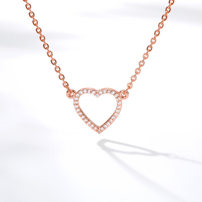 Elegant Wedding Jewelry Fashion Crystal Rhinestone Love Heart Necklace Girlfriend Romantic Brand Luxury Valentine Day Gift
Elegant Wedding Jewelry Fashion Crystal Rhinestone Love Heart Necklace Girlfriend Romantic Brand Luxury Valentine Day Gift