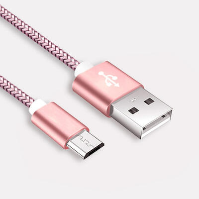 Premium Durable Nylon Braided USB To Micro USB Fast Charging Data Cable For Android Phones -15m
Premium Durable Nylon Braided USB To Micro USB Fast Charging Data Cable For Android Phones -15m