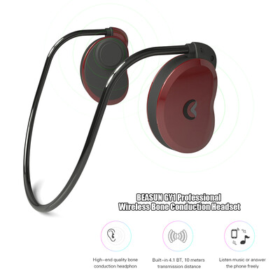 BEASUN GY1 Professional Wireless Headsets Open-ear Stereo Bone Conduction Headphone Earphone Headset Hands Free Outdoor Sport Supp
BEASUN GY1 Professional Wireless Headsets Open-ear Stereo Bone Conduction Headphone Earphone Headset Hands Free Outdoor Sport Supp