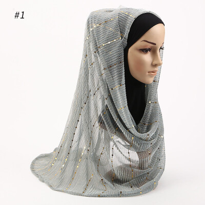 New Muslim scarf European&American style sequins cross-border headscarf Muslim hijab autumn shawl scarves
New Muslim scarf European&American style sequins cross-border headscarf Muslim hijab autumn shawl scarves