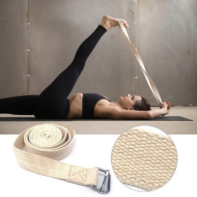 10ft Yoga Stretching Strap Cotton Exercise Strap Fitness Physical Therapy Strap with Metal Ring
10ft Yoga Stretching Strap Cotton Exercise Strap Fitness Physical Therapy Strap with Metal Ring
