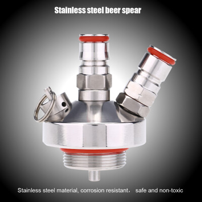 Stainless Steel Beer Spear Quick Fitting Connector for Home Brew Marking Mini Keg DispenserBeer SpearHomebrew Keg Dispenser
Stainless Steel Beer Spear Quick Fitting Connector for Home Brew Marking Mini Keg DispenserBeer SpearHomebrew Keg Dispenser