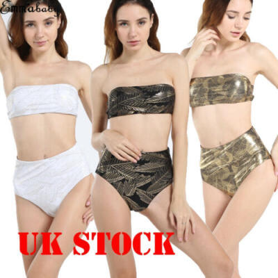 Womens High Waisted Bikini Set Push Up Bra Padded 2Pcs Summer Swimsuit Swimwear
Womens High Waisted Bikini Set Push Up Bra Padded 2Pcs Summer Swimsuit Swimwear