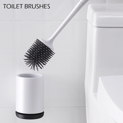 2 In 1 Silicone Soft Bristle Nail-Free Fashion Wall-mounted Handle Toilet Brush Base Cleaning Brush Toilet WC Bathroom Set
2 In 1 Silicone Soft Bristle Nail-Free Fashion Wall-mounted Handle Toilet Brush Base Cleaning Brush Toilet WC Bathroom Set