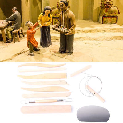 Greensen 6inch 10pcs Pottery Clay Sculpture Carving Modelling Ceramic Hobby Tools Art Craft Kit
Greensen 6inch 10pcs Pottery Clay Sculpture Carving Modelling Ceramic Hobby Tools Art Craft Kit