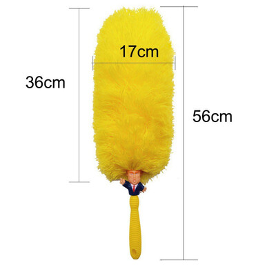 Cartoon Trump Clean Feather Duster Dirt Dust Brush Cleaner Cleaning Tools Home&Car Cleaning Tool Yellow
Cartoon Trump Clean Feather Duster Dirt Dust Brush Cleaner Cleaning Tools Home&Car Cleaning Tool Yellow