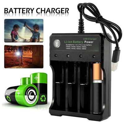 Battery Charger Universal Smart Chargers for Rechargeable Batteries Li-ion 10440 14500 16340 16650 14650 18350 18500 18650
Battery Charger Universal Smart Chargers for Rechargeable Batteries Li-ion 10440 14500 16340 16650 14650 18350 18500 18650