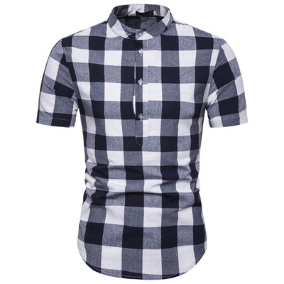 Toponeto Men Casual Summer Plaid Print Button Short Sleeve Hawaiian T-Shirt Tops Blouses
Toponeto Men Casual Summer Plaid Print Button Short Sleeve Hawaiian T-Shirt Tops Blouses