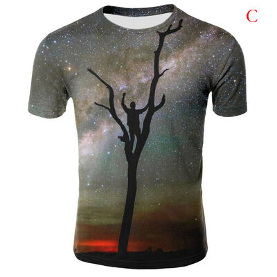 Fashion Galaxy Space 3D Print T-shirt Men Short Sleeve Tee Tops Blouse Hot
Fashion Galaxy Space 3D Print T-shirt Men Short Sleeve Tee Tops Blouse Hot