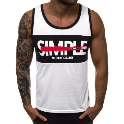 Toponeto Mens Summer Casual Fashion Alphabet Printing Elastic Sleeveless Vest Blouse Top
Toponeto Mens Summer Casual Fashion Alphabet Printing Elastic Sleeveless Vest Blouse Top