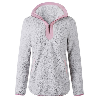 Women Coat Winter Solid Color Lapel Long Sleeve Zipper Casual Tops Warm Loose Female Fashion Coat 2019 New
Women Coat Winter Solid Color Lapel Long Sleeve Zipper Casual Tops Warm Loose Female Fashion Coat 2019 New