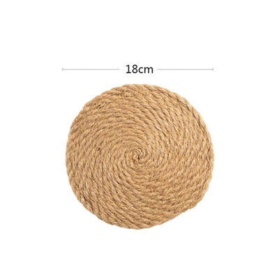 Eco-friendly Flax Plaid Mats Placemats Heat-resistant Thread Straw Round Thick Pad Placemat for Restaurant Kitchen Dinner
Eco-friendly Flax Plaid Mats Placemats Heat-resistant Thread Straw Round Thick Pad Placemat for Restaurant Kitchen Dinner