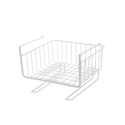 Hanging Basket Under Shelf Hanging Metal Wire Storage Basket with Hook for Kitchen Office Pantry Bathroom Cabinet
Hanging Basket Under Shelf Hanging Metal Wire Storage Basket with Hook for Kitchen Office Pantry Bathroom Cabinet