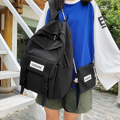 Fashion schoolbag female ins Korean version ulzzang high school student backpack tide large capacity junior high school double sho
Fashion schoolbag female ins Korean version ulzzang high school student backpack tide large capacity junior high school double sho