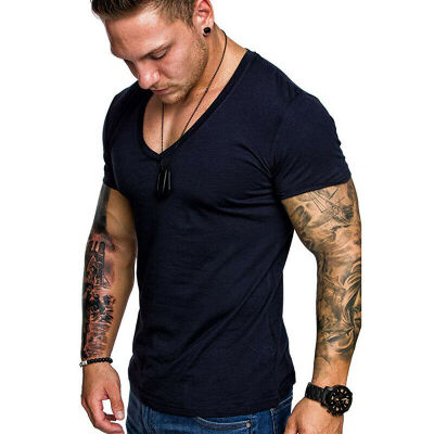 Stylish Mens Tee Shirt Slim Fit V-Neck Short Sleeve Muscle Casual Tops T Shirts
Stylish Mens Tee Shirt Slim Fit V-Neck Short Sleeve Muscle Casual Tops T Shirts