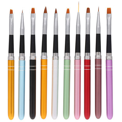 Professional 10Pcs Nail Art Design Polish Brush Pen Set Nylon UV Gel Painting Tool Nail Print Brush Decoration Kit
Professional 10Pcs Nail Art Design Polish Brush Pen Set Nylon UV Gel Painting Tool Nail Print Brush Decoration Kit