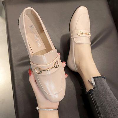 Spring Korean version of shallow flat-soled female shoes students retro British style black leather shoes work single shoes
Spring Korean version of shallow flat-soled female shoes students retro British style black leather shoes work single shoes