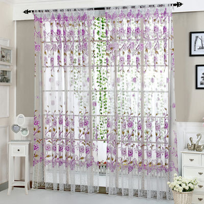 Fashion Pastoral Style Translucidus Window Curtain Tulip Flower Pattern Split Curtain For Living room bedroom
Fashion Pastoral Style Translucidus Window Curtain Tulip Flower Pattern Split Curtain For Living room bedroom