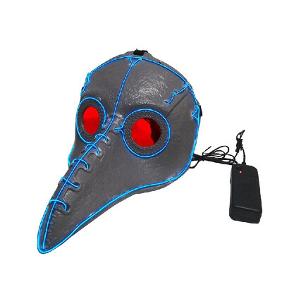 Halloween Cosplay Waterproof Moistureproof Animal Doctor Cold Biue Light Plague Bird Beak Mask Decorative Mask Without Cell
Halloween Cosplay Waterproof Moistureproof Animal Doctor Cold Biue Light Plague Bird Beak Mask Decorative Mask Without Cell