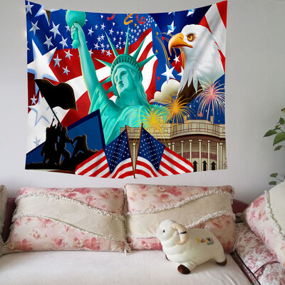 Toponeto Independence Day Print Family Tapestry Light String Combination Wall Decoration
Toponeto Independence Day Print Family Tapestry Light String Combination Wall Decoration
