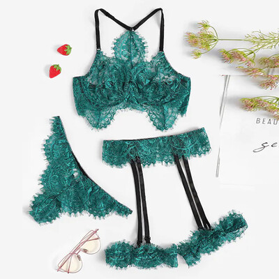 〖Follure〗Sexy Exquisite Lace Lingerie BraGarterBriefs Set Babydoll Cut-Out Sleepwear
〖Follure〗Sexy Exquisite Lace Lingerie BraGarterBriefs Set Babydoll Cut-Out Sleepwear