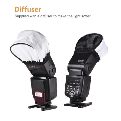 Andoer AD-560II Pro Universal Camera Flash Speedlite On-camera Flash GN50 w Adjustable LED Fill Light with Color Filters Diffuser
Andoer AD-560II Pro Universal Camera Flash Speedlite On-camera Flash GN50 w Adjustable LED Fill Light with Color Filters Diffuser