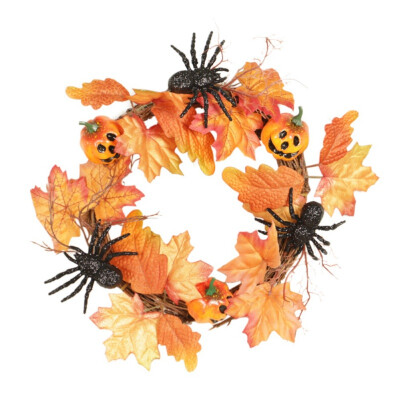 Christmas Halloween Wreath Garland Artificial Maple Leaves Pumpkins Front Door Window Holiday Decor Supplies
Christmas Halloween Wreath Garland Artificial Maple Leaves Pumpkins Front Door Window Holiday Decor Supplies