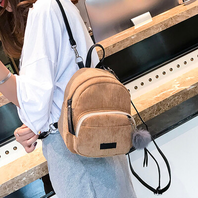 Tailored Girl Hairball Corduroy School Bag Student Backpack Satchel Travel Shoulder Bag
Tailored Girl Hairball Corduroy School Bag Student Backpack Satchel Travel Shoulder Bag