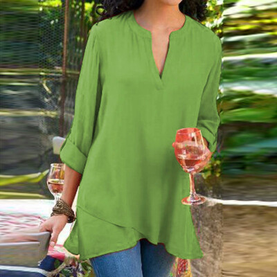 Nomeni Women Casual Solid Boho Long Sleeve V-Ncek Irregularity Top T-Shirt Blouses
Nomeni Women Casual Solid Boho Long Sleeve V-Ncek Irregularity Top T-Shirt Blouses