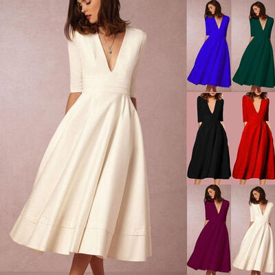 Fahion Women&39s Long Maxi Dress Short Sleeve Evening Party Summer Beach Sundress Dresses
Fahion Women&39s Long Maxi Dress Short Sleeve Evening Party Summer Beach Sundress Dresses