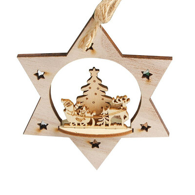 Christmas Present Tree Star Shaped Wooden Xmas Party Hanging Pendant Decoration size Christmas Tree
Christmas Present Tree Star Shaped Wooden Xmas Party Hanging Pendant Decoration size Christmas Tree