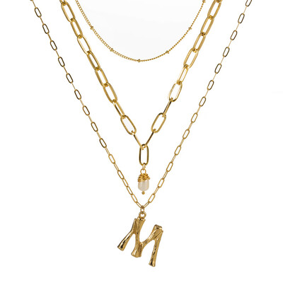 natural freshwater pearl A-Z 26 Initial Pendant Letter Necklace For Women Gold Letter Wholesale Jewelry Gift for Love Friends
natural freshwater pearl A-Z 26 Initial Pendant Letter Necklace For Women Gold Letter Wholesale Jewelry Gift for Love Friends