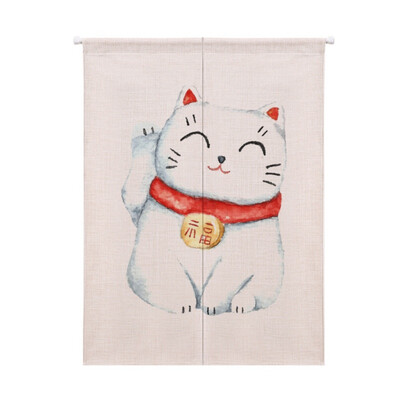 Lucky Cat Design Cotton And Linen Japanese Style Doorway Curtain Hanging Tapestry For Home Decoration
Lucky Cat Design Cotton And Linen Japanese Style Doorway Curtain Hanging Tapestry For Home Decoration