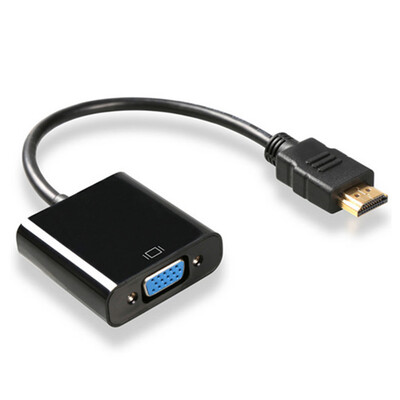 High Performance 1080P HDMI Male to VGA Female Adapter Connector for Monitor Projector
High Performance 1080P HDMI Male to VGA Female Adapter Connector for Monitor Projector