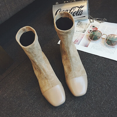 Socks Boots Girls Autumn Korean Edition Slender&Elastic Boots for Children with Square Head Rough heel&Short Boots
Socks Boots Girls Autumn Korean Edition Slender&Elastic Boots for Children with Square Head Rough heel&Short Boots