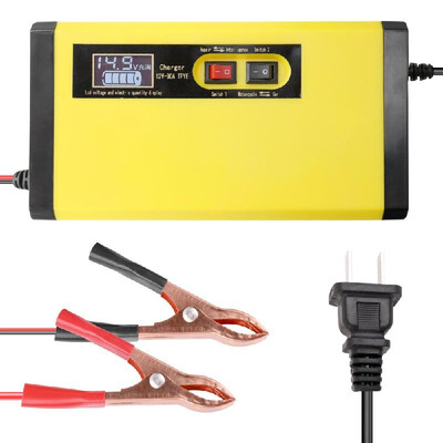12V 8A Full Automatic Car Battery Charger Intelligent Fast Power Charging Pulse Repair Chargers Wet Dry Lead Acid Battery-chargers
12V 8A Full Automatic Car Battery Charger Intelligent Fast Power Charging Pulse Repair Chargers Wet Dry Lead Acid Battery-chargers