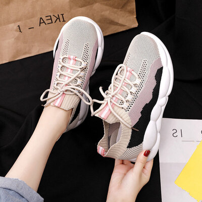 Sports shoes women fly woven hollow mesh summer breathable Joker casual ladies light soft bottom fitness running shoes
Sports shoes women fly woven hollow mesh summer breathable Joker casual ladies light soft bottom fitness running shoes