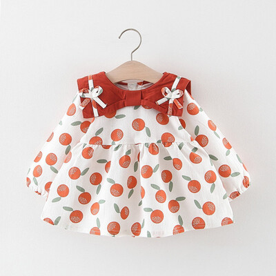New Autumn Baby Dresses Casual Baby Girls Fruit Pattern Long Sleeve Dress Kids Toddler Pageant Sundress
New Autumn Baby Dresses Casual Baby Girls Fruit Pattern Long Sleeve Dress Kids Toddler Pageant Sundress