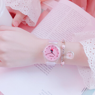 Ins Watch Female Student Lovely Little Fresh Harbour Wind Uzzang Simple Korean Cherry Blossom Pink Transparent Watchband
Ins Watch Female Student Lovely Little Fresh Harbour Wind Uzzang Simple Korean Cherry Blossom Pink Transparent Watchband