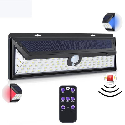 Solar Light 92LED Three Sided Wall Lamp Safety Alarm Waterproof Light Remote Control Anti-Theft for Garden Lighting
Solar Light 92LED Three Sided Wall Lamp Safety Alarm Waterproof Light Remote Control Anti-Theft for Garden Lighting