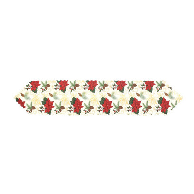 Christmas Table Runner Christmas Flower Pattern Printed Festive Holiday Dinning Table Decorations Photography Background Cloth
Christmas Table Runner Christmas Flower Pattern Printed Festive Holiday Dinning Table Decorations Photography Background Cloth