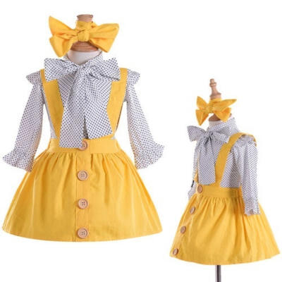 Children´s Girls Long Sleeve Top Tutu Dress Headband Polka Dot Long Sleeve Party Clothes
Children´s Girls Long Sleeve Top Tutu Dress Headband Polka Dot Long Sleeve Party Clothes